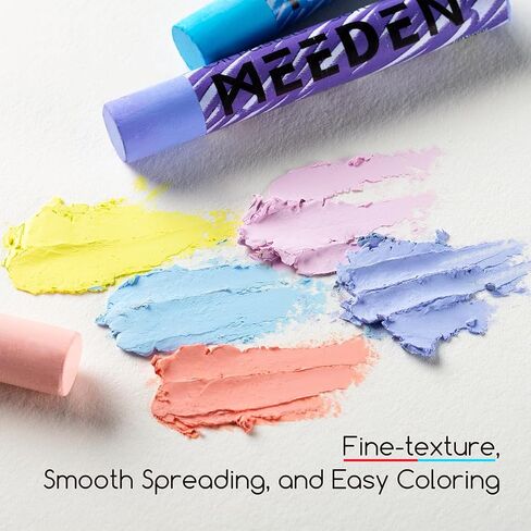 MEEDEN Soft Oil Pastels Set: 72 Vibrant Colors Oil Pastels for Artists Beginners Adults - Smooth Oil Pastels Crayons for Art Supplues, Painting, Drawing, Blending, Layering, Shading in Saudi Arabia