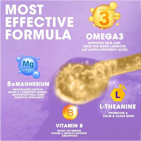 Magnesium Supplement Support Sleep, Calm, Muscle Cramp & Stress Relief, Liquid Magnesium, Gluten Free, Non GMO, Blueberry Flavor, 2 Fl Oz in Kuwait