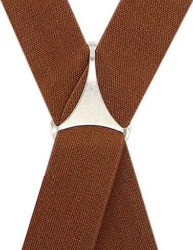 Bioterti Men’s Heavy Duty X- Back 1.4 Inch Suspenders with 4 Snap Hooks in Kuwait