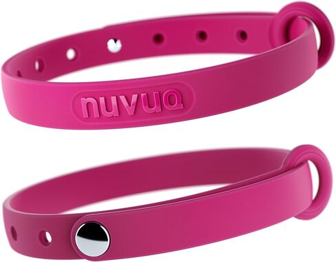 Cat Collar 2 Pack - Soft, Comfortable, and Lightweight Safety Breakaway Collar with Name Tag Ring for Outdoor Cats and Sensitive Skin Kittens by Nuvuq (6 ⅞" to 10 ¼", Red) in Saudi Arabia