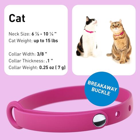 Cat Collar 2 Pack - Soft, Comfortable, and Lightweight Safety Breakaway Collar with Name Tag Ring for Outdoor Cats and Sensitive Skin Kittens by Nuvuq (6 ⅞" to 10 ¼", Red) in Saudi Arabia