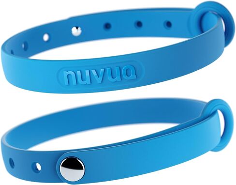 Cat Collar 2 Pack - Soft, Comfortable, and Lightweight Safety Breakaway Collar with Name Tag Ring for Outdoor Cats and Sensitive Skin Kittens by Nuvuq (6 ⅞" to 10 ¼", Red) in Saudi Arabia