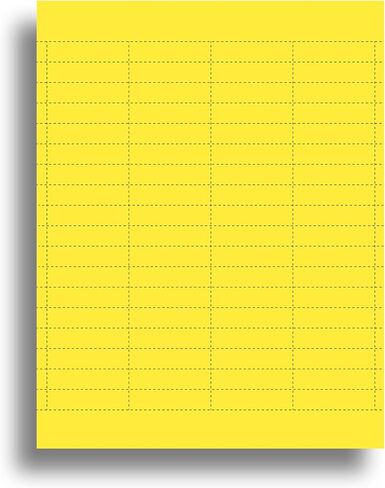 1/5 Cut File Folder Tab Inserts - High Visibility Hanging File Folder Printable Tabs for Inkjet & Laser Printers - 72 per Sheet - 10 Sheets / 720 Printable File Folder Labels (Multicolor) in Kuwait