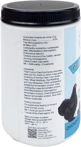 FRESH EGGS DAILY Poultry Probiotics Feed Supplement Vitamins for Backyard Chickens and Ducks 6LB in Kuwait