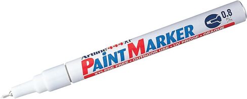 444XF Paint Markers for Wood, Plastic, and Canvas, Waterproof Marker for Indoor & Outdoor Applications, Opaque Permanent Markers with 0.8mm Bullet Tip - Yellow, 12 Pack in Saudi Arabia