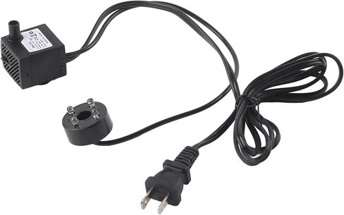 2W Ultra Quiet Submersible With Led Light Fish Pond Aquarium Fountain Plug Water Pumps Fish Aerator Pump (US standard (110V)) in Saudi Arabia