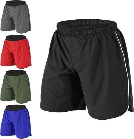 Roar Mens Running Shorts Lightweight Athletic Workout Shorts for Training & Kickboxing Quick Dry Gym Shorts in Kuwait