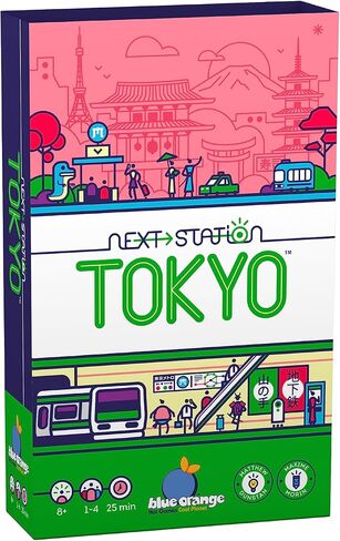 Blue Orange Games Next Station London Board Game - Family or Adult Strategy Flip and Write Game for 1 to 4 Players. Recommended for Ages 8 & Up. Spiel Des Jarhes 2023 Game of The Year Nominee. in Kuwait