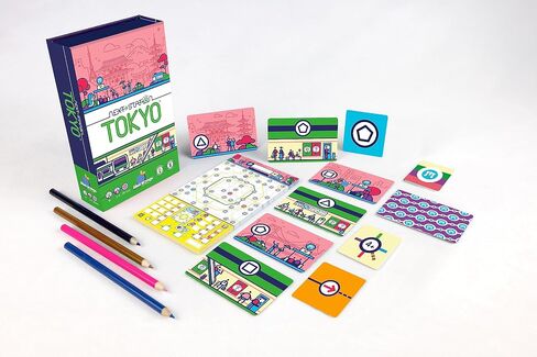 Blue Orange Games Next Station London Board Game - Family or Adult Strategy Flip and Write Game for 1 to 4 Players. Recommended for Ages 8 & Up. Spiel Des Jarhes 2023 Game of The Year Nominee. in Kuwait