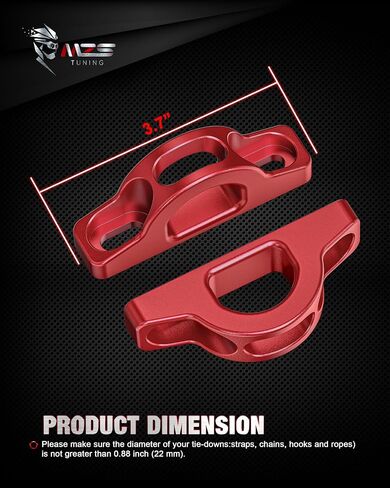 MZS Tie Down Hooks Truck Bed Anchors Inner Hook Compatible with F250 F350 Super Duty, Replace HC3Z-9900064-AA HC3Z9900064AA Black (Pack of 4) in Kuwait