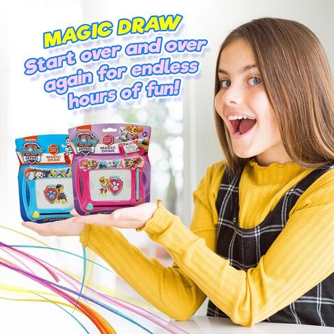 JA-RU Paw Pat Magic Draw Magnetic Drawing Pad. (1 Unit) Drawing Kids Board Car Trip Toys. Mess-Free Small Write Board Chase, Marshall, Rubble. Creative Activities, Dining & Travel. 7500-1A in Saudi Arabia