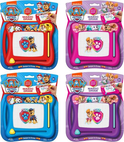 JA-RU Paw Pat Magic Draw Magnetic Drawing Pad. (1 Unit) Drawing Kids Board Car Trip Toys. Mess-Free Small Write Board Chase, Marshall, Rubble. Creative Activities, Dining & Travel. 7500-1A in Saudi Arabia