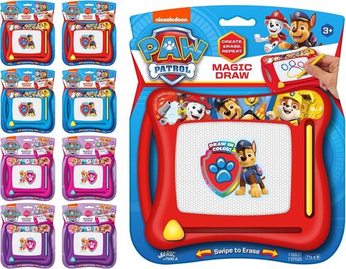 JA-RU Paw Pat Magic Draw Magnetic Drawing Pad. (1 Unit) Drawing Kids Board Car Trip Toys. Mess-Free Small Write Board Chase, Marshall, Rubble. Creative Activities, Dining & Travel. 7500-1A in Saudi Arabia