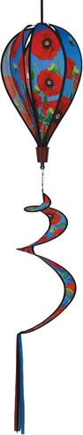 In The Breeze 0984 Red Poppies Hot Air Balloon Spinner-Outdoor Hanging Decoration in Saudi Arabia