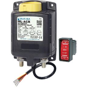 Blue Sea Systems 7622 ML-ACR 12V DC 500A Automatic Charging Relay with Manual Control