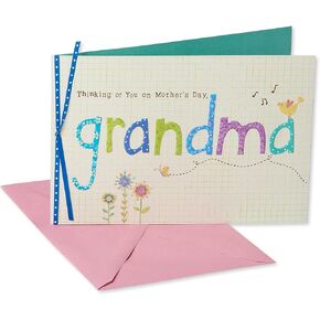 American Greetings Mothers Day Card للجدة (تفكر فيك)