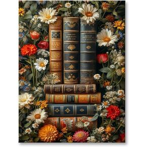 Wemeon Square Square Drill Diamond Painting - 5D Full Square Diamond Art Kits للبالغين مع الأدوات ، وتصميم مذهل بدون فجوة ، وسهل التقديم والإطار ، وديكور الجدار المنزلي ، وفكرة الهدية (12x16 بوصة)