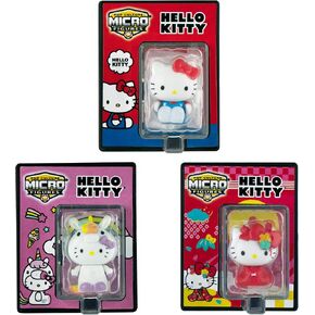 أصغر حزمة Hello Kitty الأصغر في العالم في العالم من 3 شخصيات صغيرة