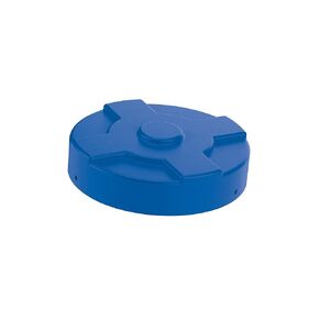 Vestil DC-P-55-BU Low-Density Polyethylene Drum Cover 55 Gallon Blue
