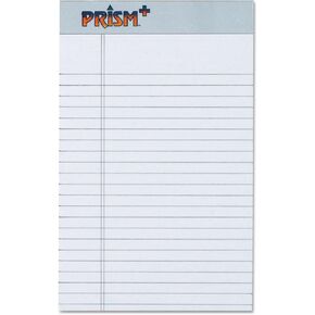 TOPS 63060 Prism Plus Colored Legal Pads, 5 x 8, Gray, 50 Sheets, Dozen