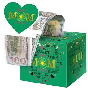 Ysmile Mother Day Box for Cash Gift ، Best Mom Surprise Money Holder Out Flower Heart Design