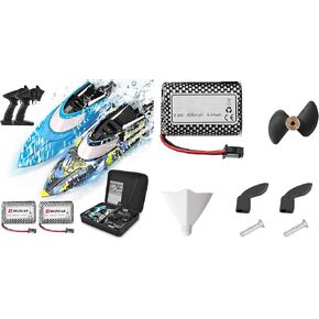Bezgar TX2P1 RC Boat مع حزمة الملحقات