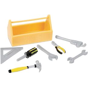 Accoutrements Archie McPhee itty bitty Tools: Dream's Handyman بحجم الجيب مع Mini Toolbox-7 أدوات صغيرة من الفينيل الناعمة للحلول الصغيرة