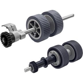 PA03540-0001 PA03540-0002 Brake and Pick Roller with Shaft for Fujitsu Fi-6130 Fi-6130Z Fi6130Z Fi-6140 Fi-6140Z Fi-6230 Fi-6230Z Fi-6240 Fi-6240Z Fi-6125 Fi6225 Fi-6225 Roller Kit (1)