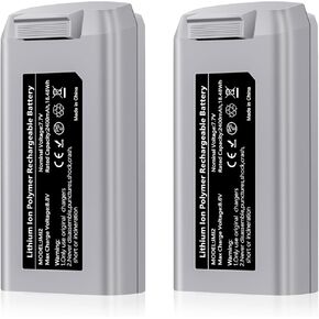 2-Pack Mini 2 Series Intelligent Flight Batteries 2400mAh Upgraded Drone Battery Supports up to 31 Minutes of Flying Time Fully Compatible with DJI Mini 4K/2/2 SE/SE Drone