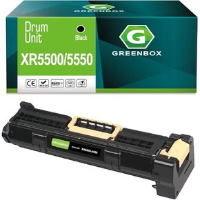 Greenbox Phaser 5500 5550 خرطوشة الطبل 60K العائد للعمل لدى Xerox Phaser 5500 5550 5500B 5500DN لـ 113R00670 خرطوشة الأسطوانة (1 أسود)
