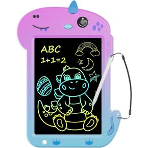 LCD كتابة الكمبيوتر اللوحي ، [جديد] لوحة رسومات الشعار المبتكرة ملونة رسم لوحي للأطفال 8.8 بوصة ، وسطوع عالية وحماية للعين ، والتعلم الهدايا والتعليم لعبة 3 4 5 6 سنوات الأولاد والبنات - الأزرق
