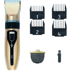 الكلب الكلي للكلاب للهيكل والكلب مخلب طقم ، 2 في 1 منخفض الضوضاء قابلة لإعادة الشحن الشعر clipper مجموعة trimmers ، هادئة كهربائية ، مناسبة للكلاب ، القطط ، الحيوانات الأليفة ، الشعر الثقيل