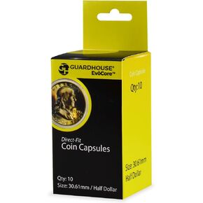 كبسولات عملة Guardhouse لـ Modern Half Dollars 10 Pack