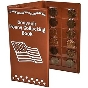 Rhode Island Novelty Red 3.5" x 6" Museum Penny Holder Book Two Per Order