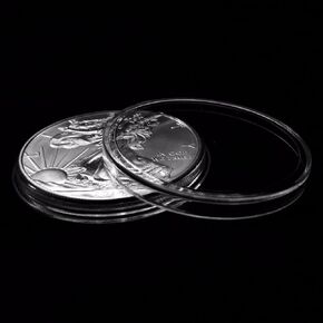 50 Guardhouse 40mm محكمة الإغلاق كبسولات لعملة النسر الفضي الأمريكي