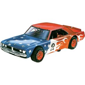 AMT Plymouth Valiant Scamp - Chrysler Short-Track Late Model Sportsman - 1/25 Scale Model Kit - Buildable Vintage Vehicles for Kids and Adults