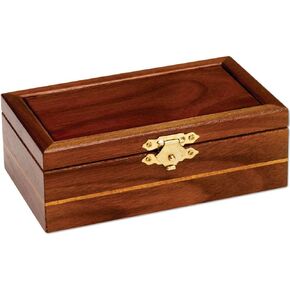 قطع وقطع - Snap Latch Gift Box Printeaser Puzzle - لعبة الدماغ الخشبية للبالغين