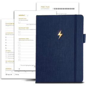2025 13-Week Planner - Undated Productivity Tracker, Destroy Procrastination, Time Management, Adults, 5.25 x 8.5 inches