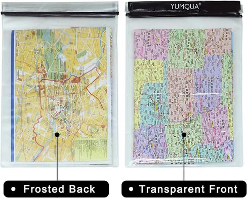 Waterproof Bags Large Size 3 Pack, Clear Watertight Pouch Holder for Document Map Camera Mobile Phone Car Key, fits Kayaking Boating Hiking Water Sports in Kuwait