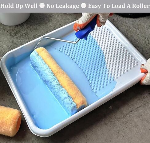 Great Andrew 9-Inch Paint Tray Liner, 21 PCS Plastic Paint Roller Tray Liner Set, Disposable Paint Pan Liners for Painting House, Walls, Floors, Home Improvement DIY Projects in Kuwait