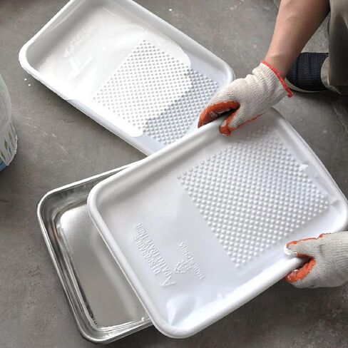 Great Andrew 9-Inch Paint Tray Liner, 21 PCS Plastic Paint Roller Tray Liner Set, Disposable Paint Pan Liners for Painting House, Walls, Floors, Home Improvement DIY Projects in Kuwait