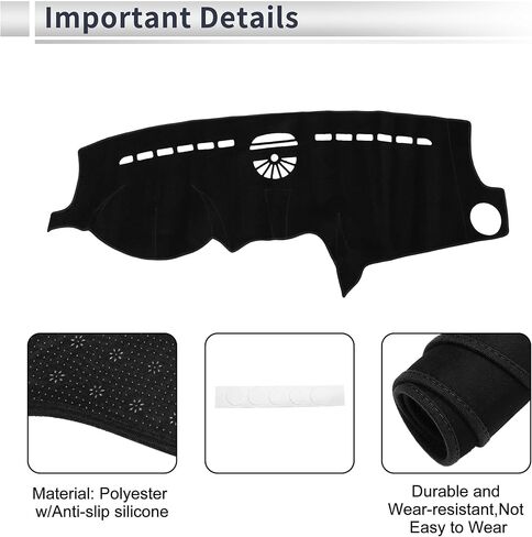 غطاء لوحة القيادة الداخلية لسيارة Mercedes Benz M-Class GLE-Class W164 2006-2011 غطاء لوحة عدم الانزلاق حصيرة بوليستر سيليكون in Kuwait