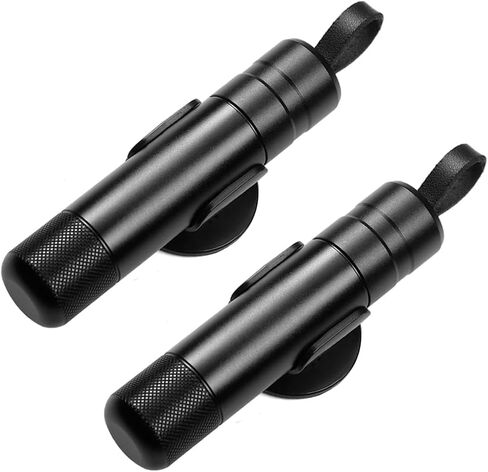 عبوة من قطعتين من مطرقة أمان السيارة، ومطرقة آمنة لكسر النوافذ في ثانية واحدة، وقاطع حزام الأمان وأداة الهروب في حالات الطوارئ لكسر الزجاج (أحمر) in Kuwait