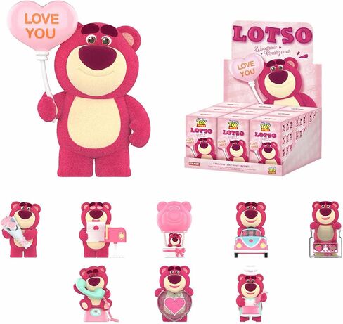 POP MART Disney/Pixar Lotso Wondrous Rendezvous Series Figures, 9PCs Blind Box Figures, Random Design Action Figures Collectible Toys Home Decorations, Holiday Birthday Gifts, Whole Set in Saudi Arabia