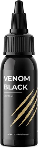 Venom a Dynamic Triple Black Tattoo Ink 1oz, Black Ink for Tattooing Tattoo Dynamic Tattoo Ink (Venom Triple Black) in Saudi Arabia
