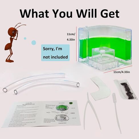 Ant Farm for Kids Safety and Environment Gel Ant Colony Ecosystem Terrarium, Ant Habitat Science Learning Kit(with No Ant)… in Saudi Arabia