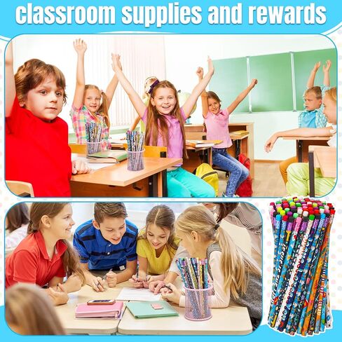Estune 100 Pcs Christian Bible Verse Pencils Bulk First Day of School Easter Gifts for Kids 20 Style Colorful Religious Scripture # 2 Church Supply Back to School in Saudi Arabia