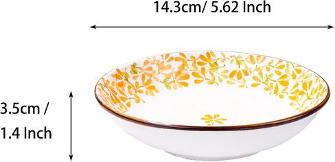 2-Pack Ceramic Pet Bowls, 5.62 Inch Non-Slip Dog & Cat Food Dishes, Microwave Safe Pet Bowls with Anti-Tip Design for Small to Medium Pets in Saudi Arabia