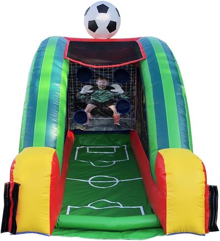 JumpOrange Inflatable Basketball Game (with Blower and Foam Basketballs), Kids and Adults, Commercial Grade, Rental Game, Hoop Shot Target, Toss Game, Outdoor Indoor, Blow Up, 15oz PVC Vinyl, <90 LBS in Saudi Arabia