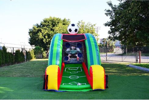 JumpOrange Inflatable Basketball Game (with Blower and Foam Basketballs), Kids and Adults, Commercial Grade, Rental Game, Hoop Shot Target, Toss Game, Outdoor Indoor, Blow Up, 15oz PVC Vinyl, <90 LBS in Saudi Arabia